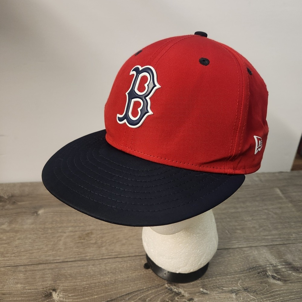 Boston Red Sox MLB 59Fifty New Era Gray Label Baseball Hat Cap Size 7-3/8 Fitted